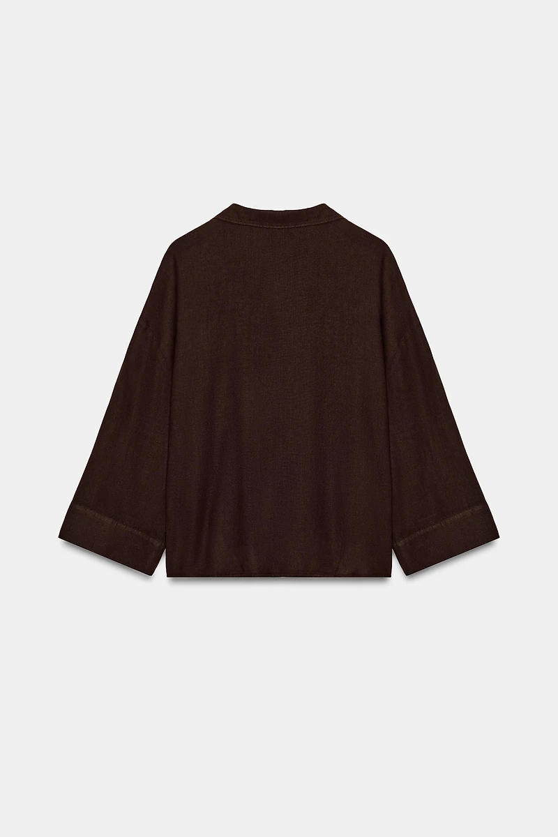 FLUID LINEN SHIRT