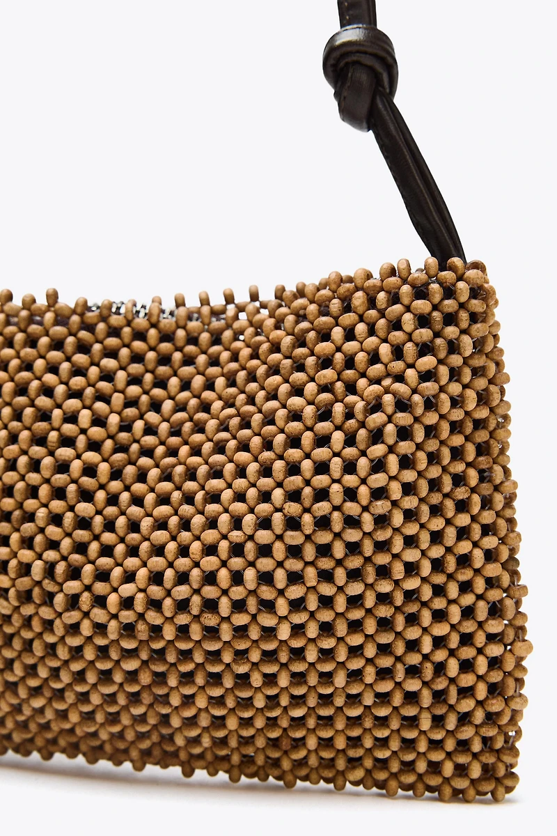 BEADED SHOULDER BAG