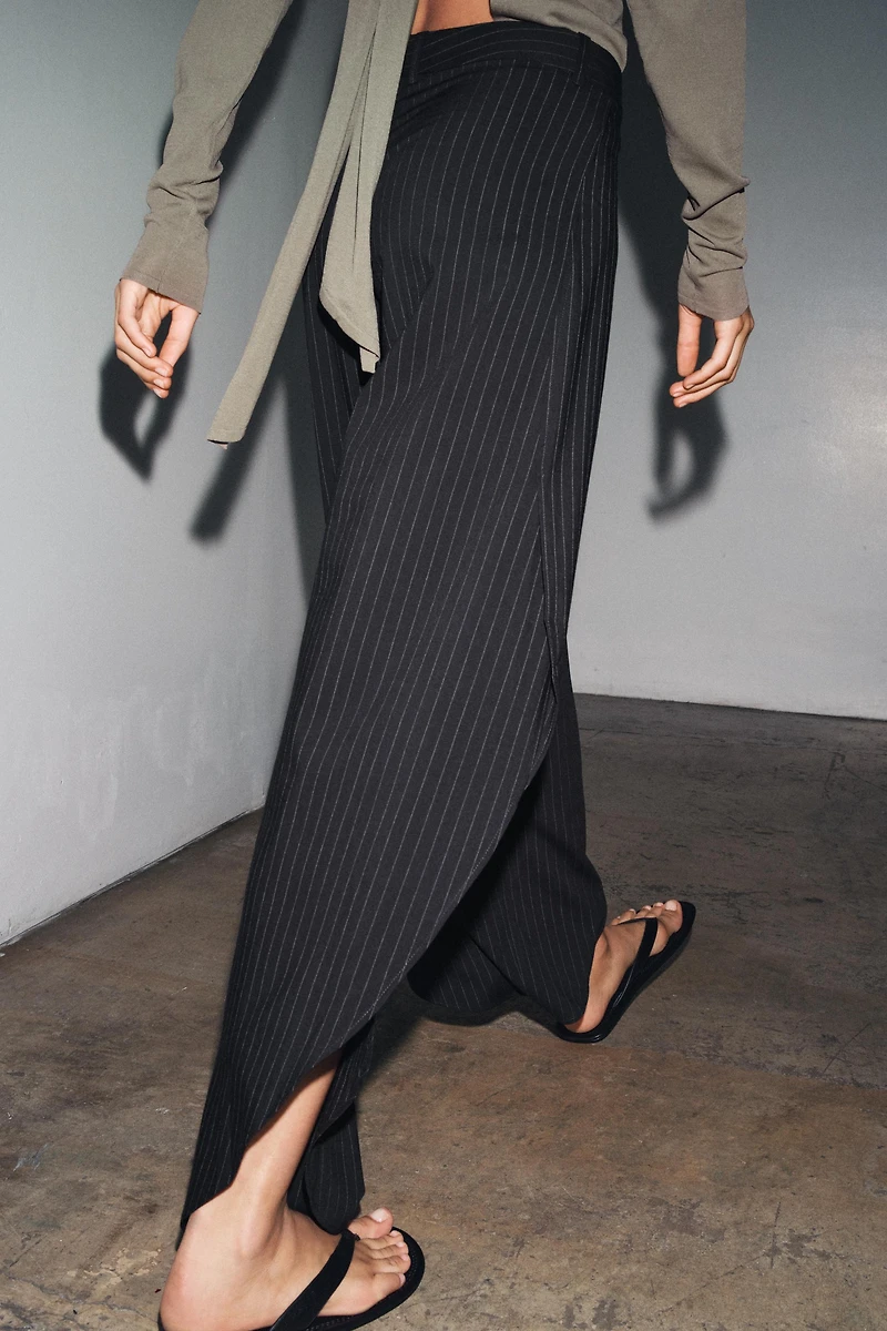 VENTED PINSTRIPE PANTS ZW COLLECTION