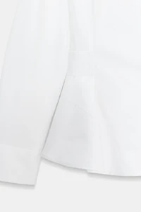 CHEMISE POPELINE PEPLUM ZW COLLECTION