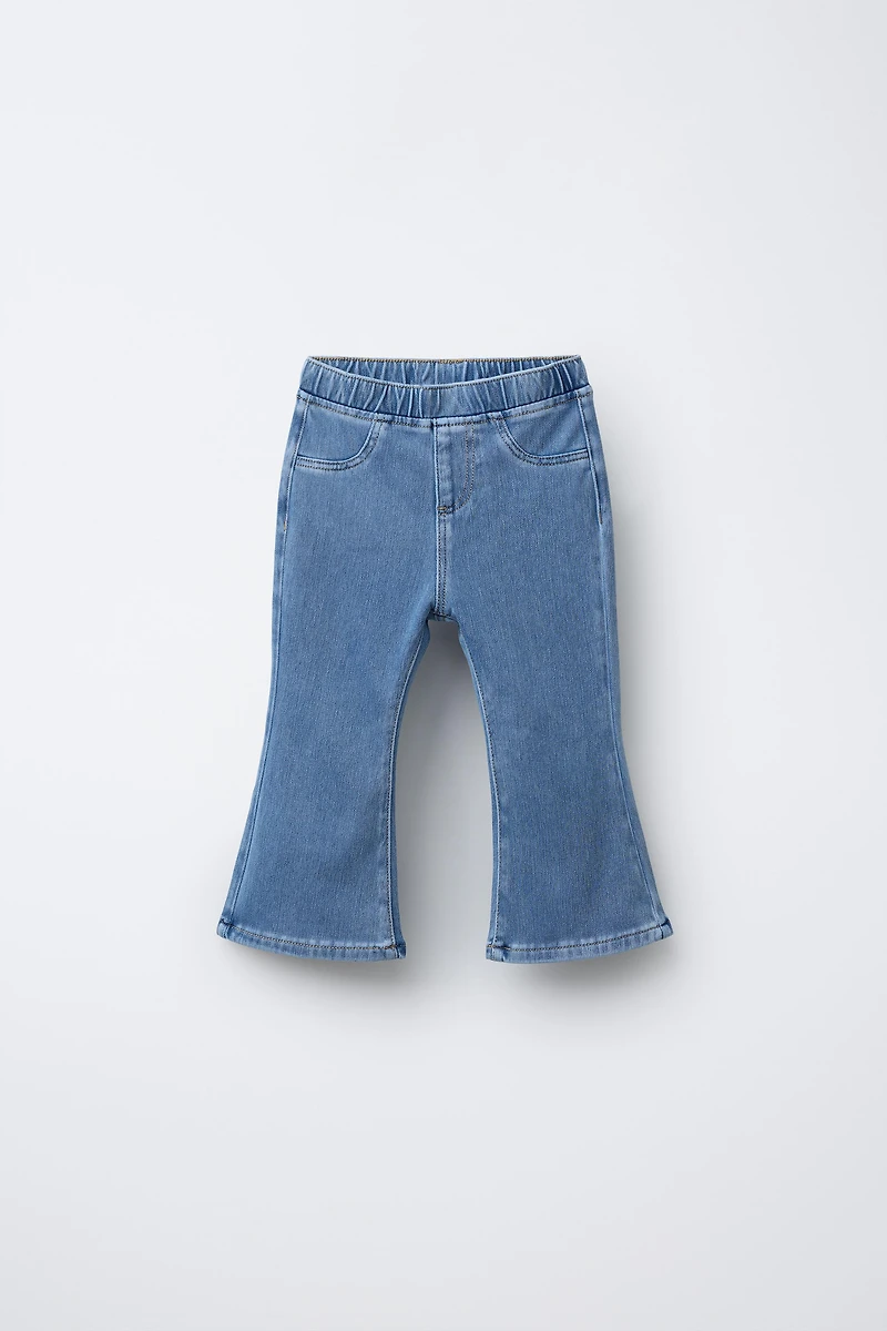 LEGGING FLARE EFFET DENIM