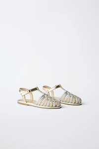 METALLIC SANDALS