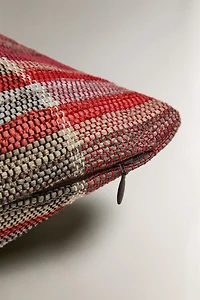 HOUSSE DE COUSSIN CARREAUX