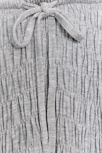 RUFFLED MIDI SKIRT