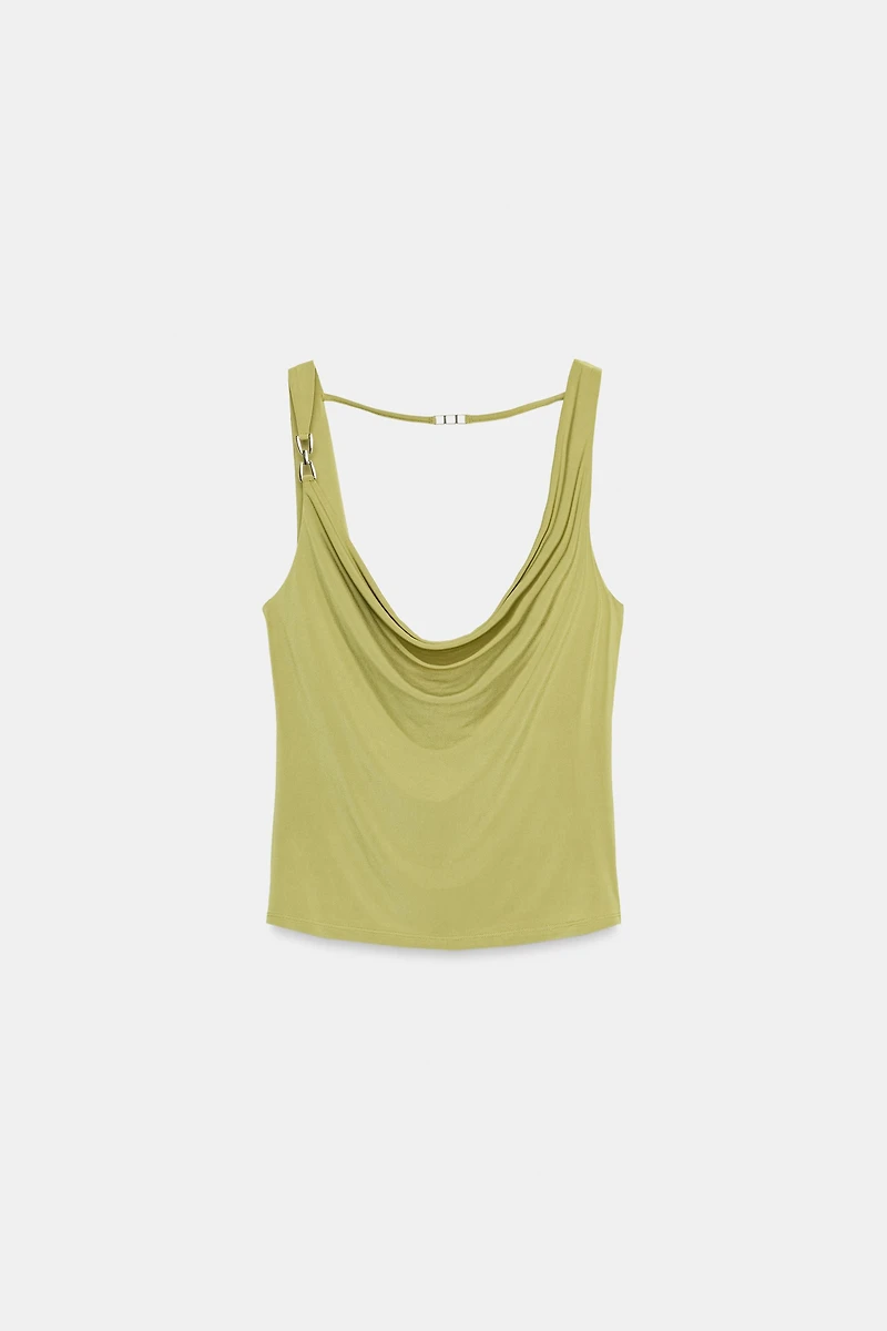 DRAPED DETAIL TOP