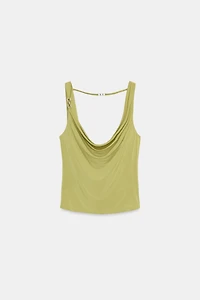 DRAPED DETAIL TOP