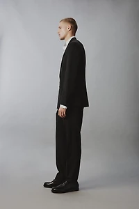 REGULAR FIT PLEATED TUXEDO PANTS