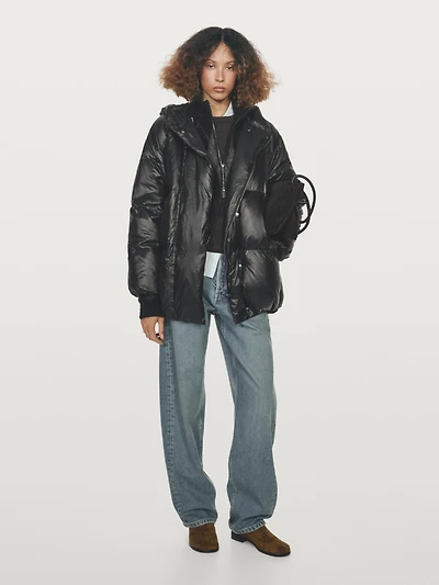 Hooded puffer jacket