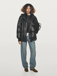 Hooded puffer jacket