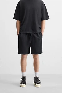 WASHED JOGGER SHORTS