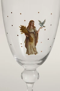 VIRGO ZODIAC GLASS | MARISA BERENSON