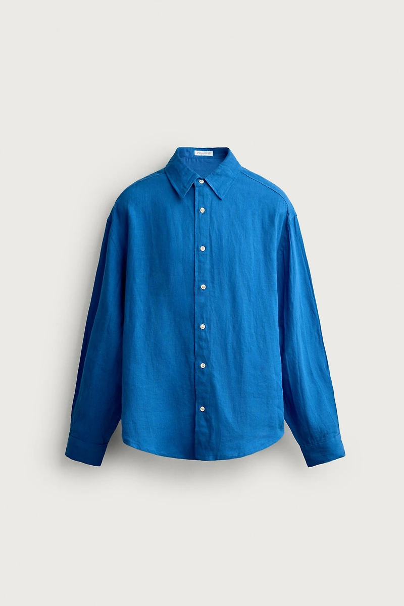 CHEMISE RELAXED FIT 100 % LIN