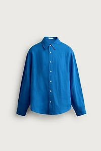 CHEMISE RELAXED FIT 100 % LIN