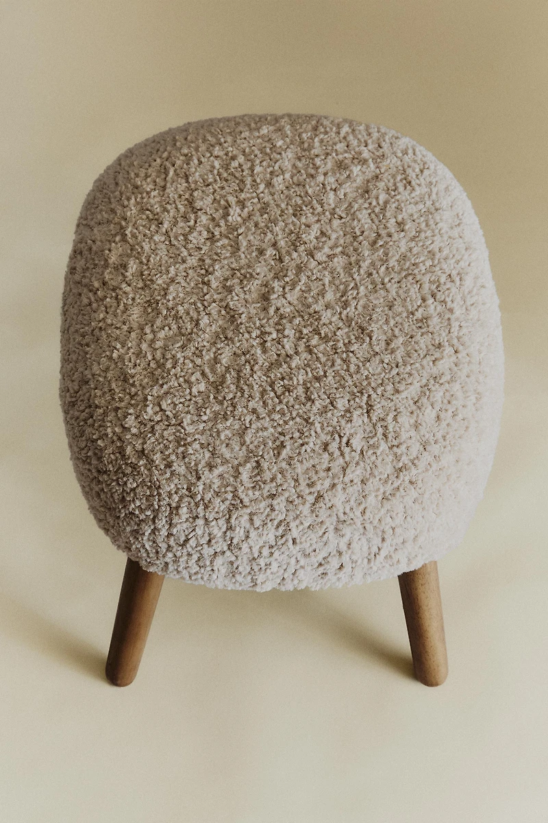 TERRY FOOTREST STOOL