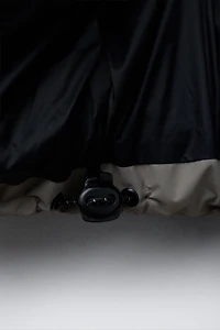 MANTEAU MATELASSÉ ZIPS DÉPERLANT