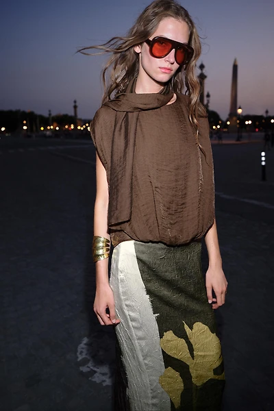 TOP FLUIDE FOULARD