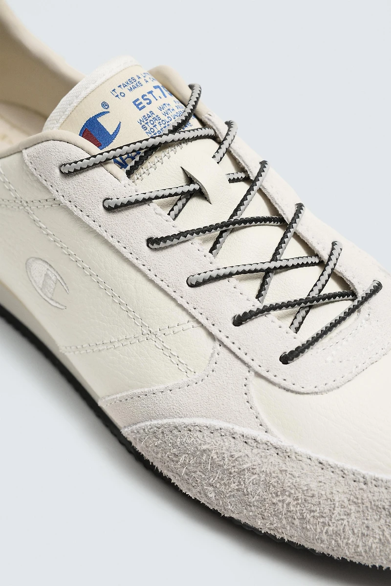 BASKETS EN CUIR CHAMPION ® X ZARA