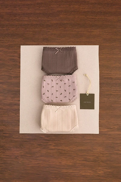 ZARA TIMELESS - THREE-PACK OF RIBBED UNDERWEAR