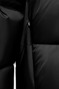 WATER REPELLENT WINDPROOF DOWN PUFFER COAT WITH HOODIE