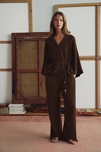 WRINKLE LOOK PANTS