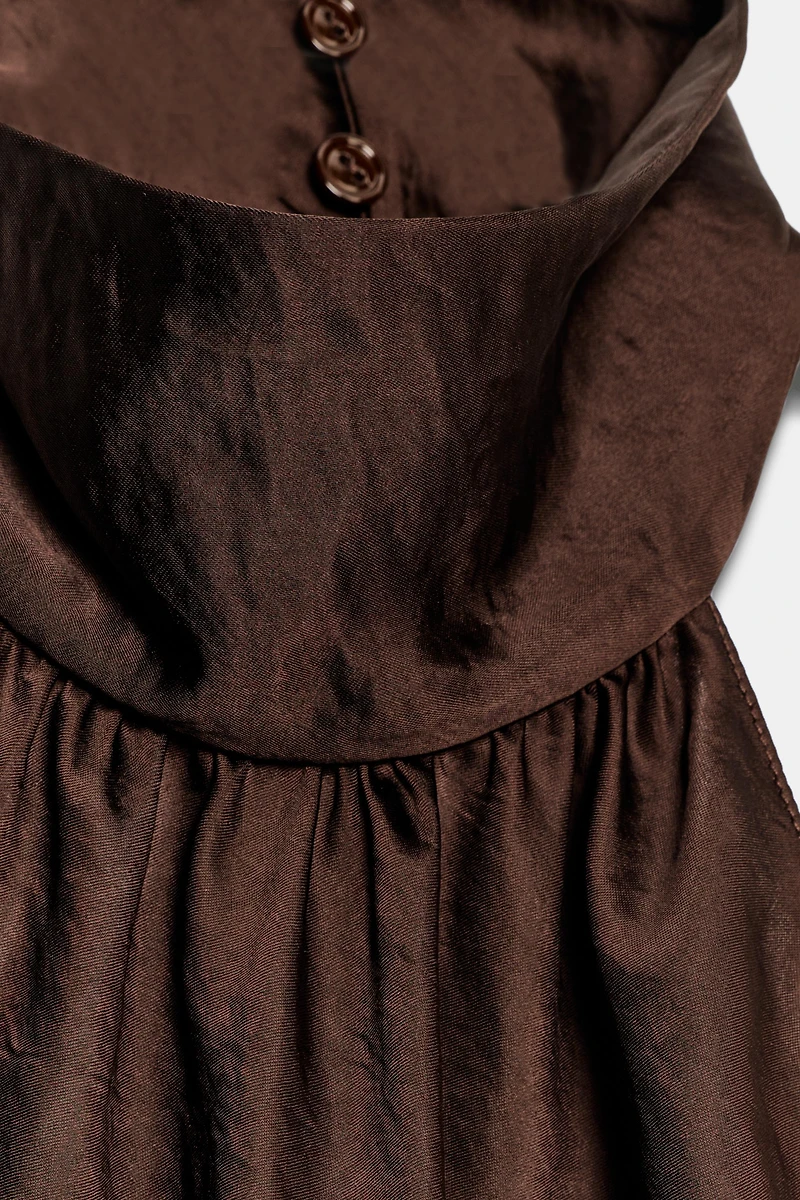 ZW COLLECTION HALTER NECK LONG DRESS