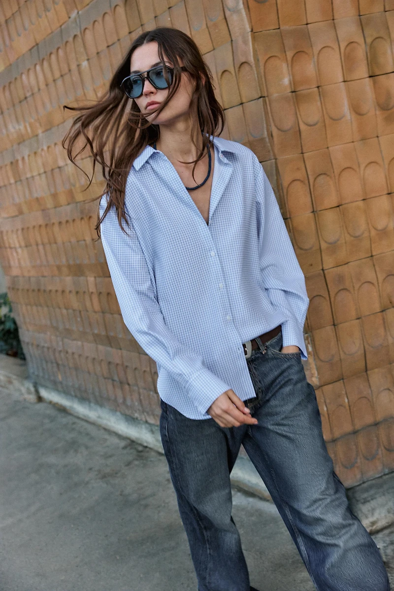 PLAID OXFORD SHIRT