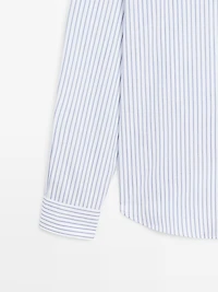 Regular fit striped shirt