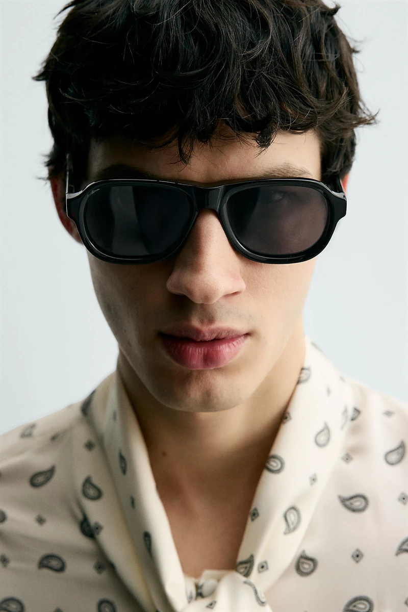 CHEMISE À IMPRIMÉ CACHEMIRE ET NŒUD