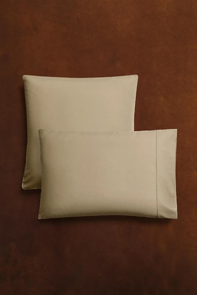 TAIE D’OREILLER PERCALE DE COTON (300 FILS)