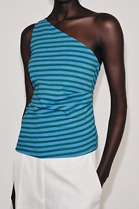 ASYMMETRIC STRIPED TOP
