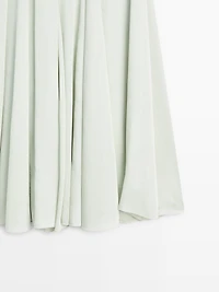 Jupe midi fluide et ample