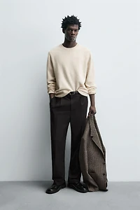 PULL REGULAR FIT EN MÉLANGE DE LAINE