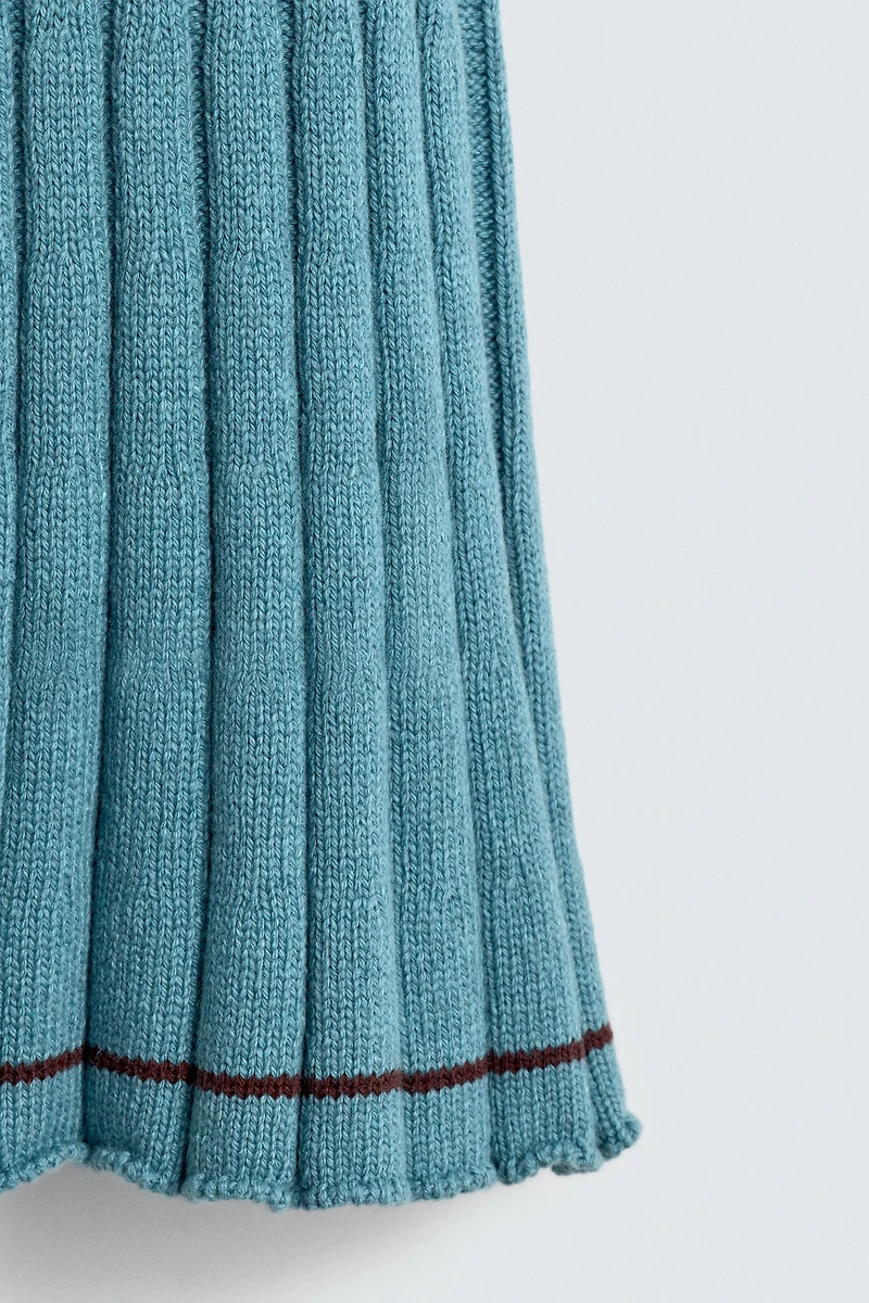 KNITTED PLEATED SKIRT HARRY LAMBERT FOR ZARA X DISNEY