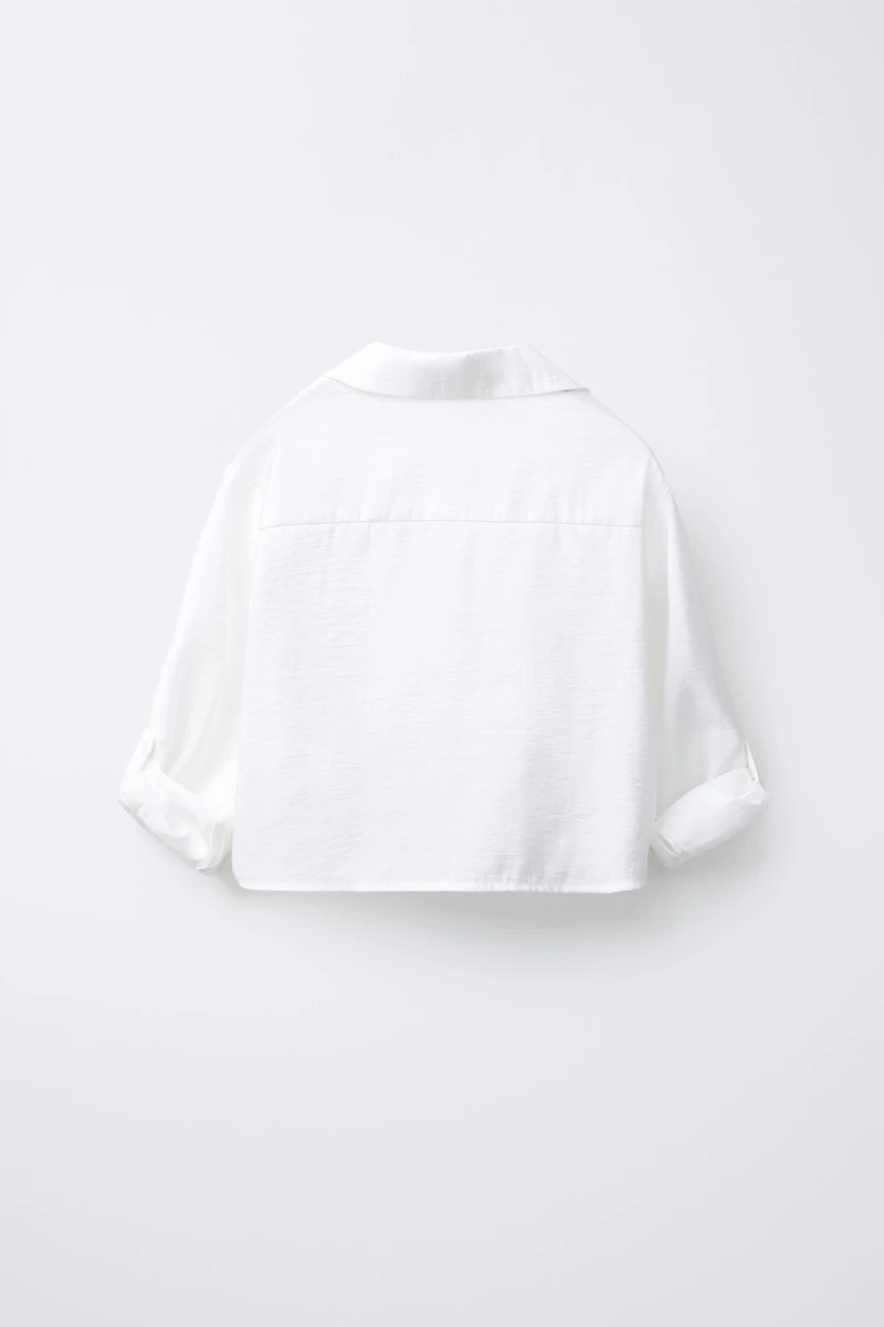 CHEMISE FLUIDE À NŒUD