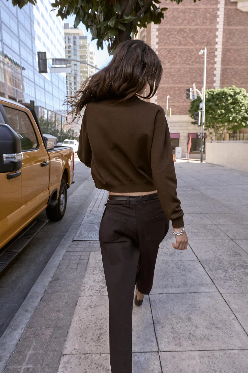 COMBINED KNIT CARDIGAN