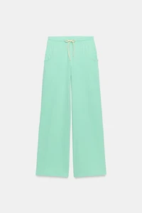 NEON WIDE-LEG TROUSERS
