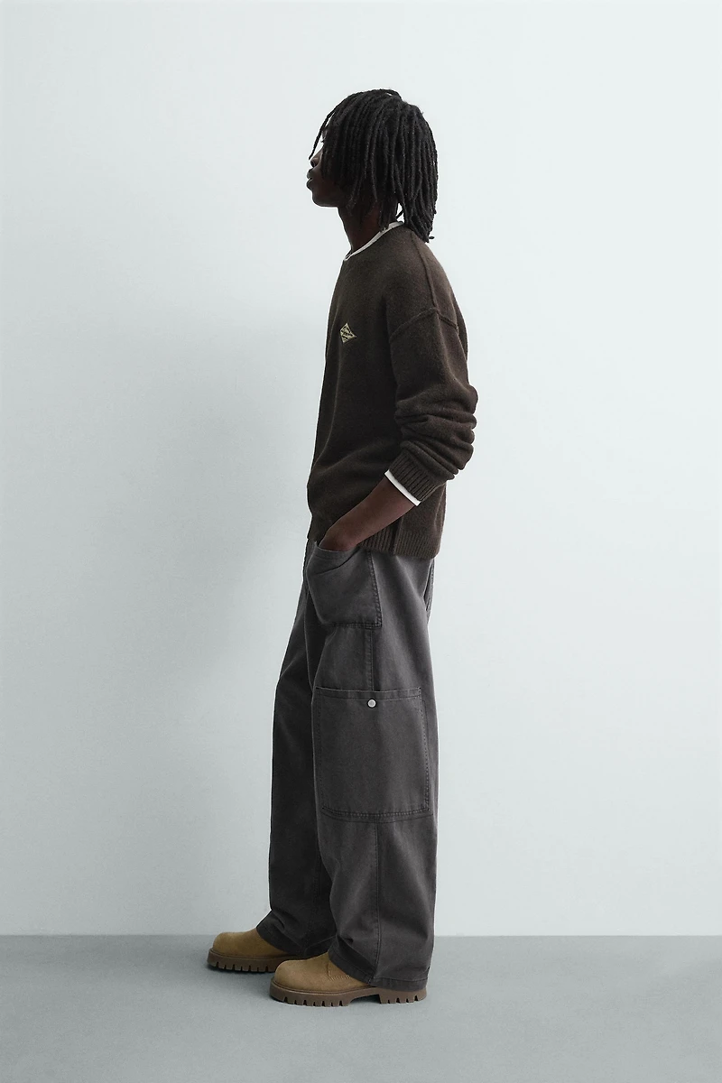 JACQUARD TEXT JUMPER