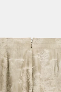 ZW COLLECTION JACQUARD WIDE LEG PANTS