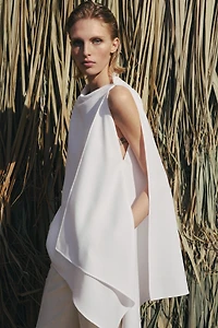 TOP CAPE ASYMÉTRIQUE ZW COLLECTION