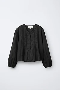 ROMANTIC TEXTURED SHIRT