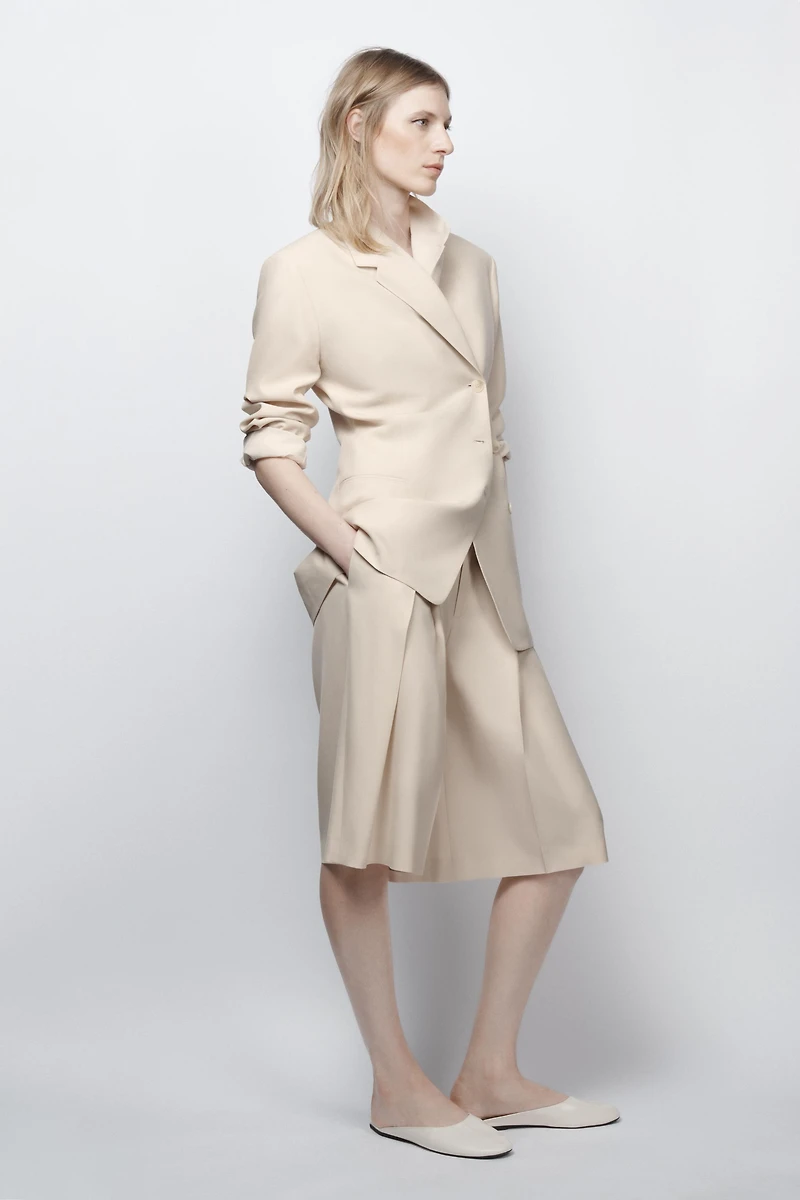 ZW COLLECTION LIMITED EDITION STRAIGHT WOOL BLAZER