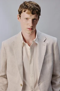 100% LINEN SUIT BLAZER