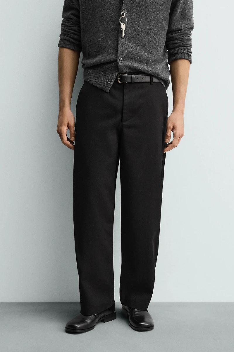 PANTALON COUPE BALLON STRUCTURÉ