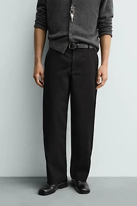PANTALON COUPE BALLON STRUCTURÉ