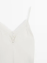 Camisole top with buttons