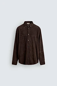 CHEMISE EN DAIM