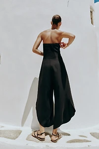 MIDI STRAPLESS JUMPSUIT
