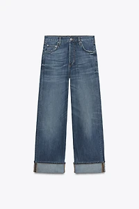 ZW COLLECTION LOW-RISE BAGGY JEANS