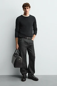 SAC DE VOYAGE GRAVÉ FAÇON CROCODILE