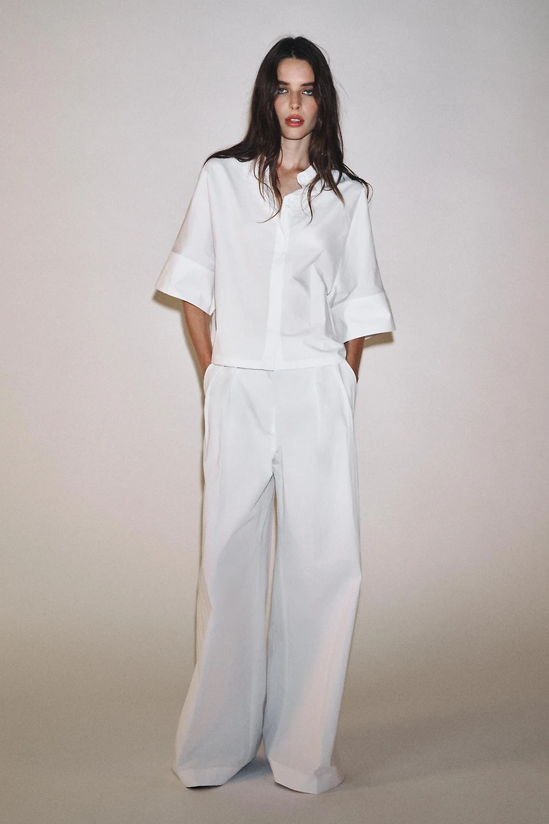 ZW COLLECTION POPLIN SHIRT